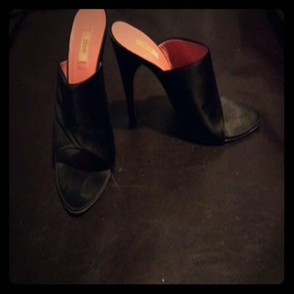 Vintage Prada Satin Heels Size UK 37 US 7